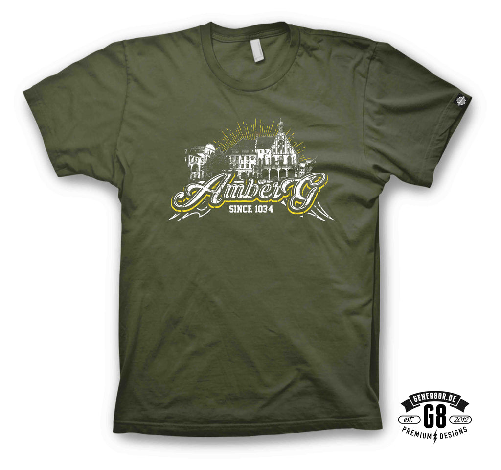 AMBERG "Heimat" Shirt, army-green