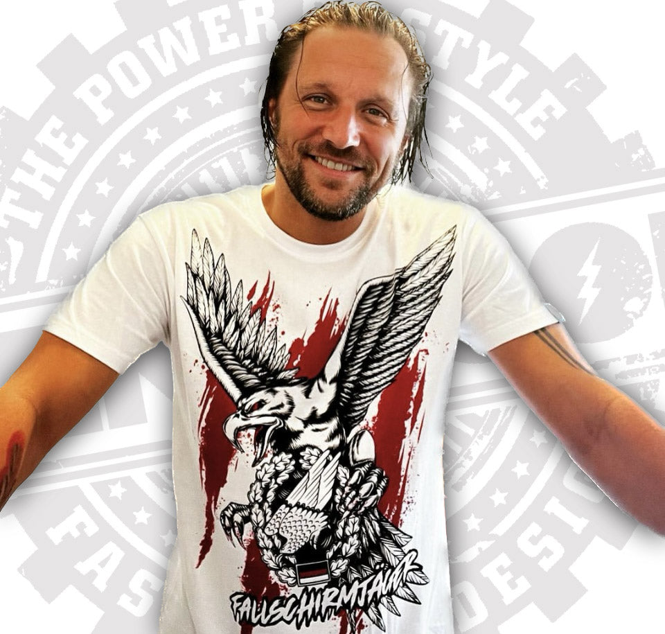 ADLER ATTACK T-Shirt weiß