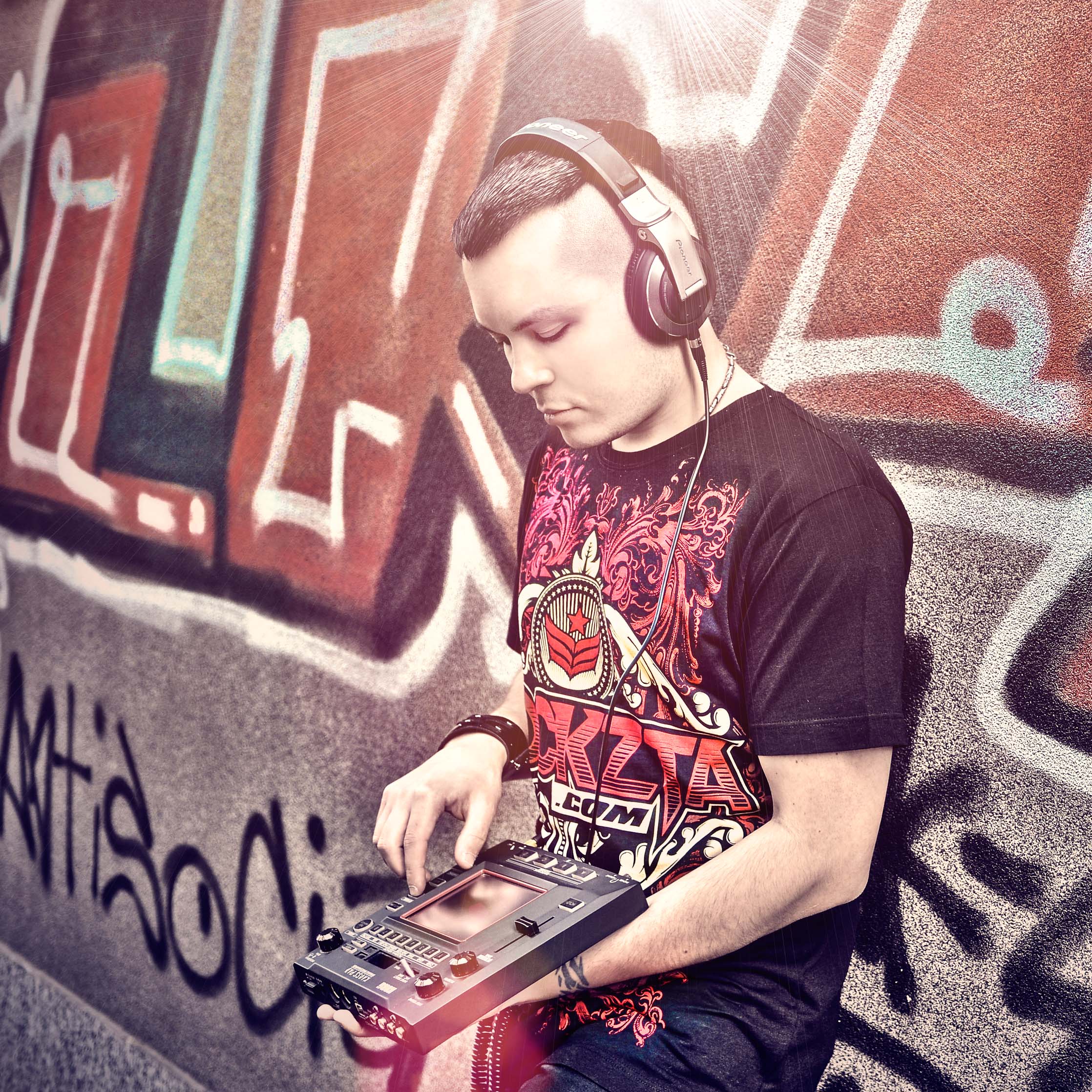 "My Life - My Rulez" T-Shirt, schwarz