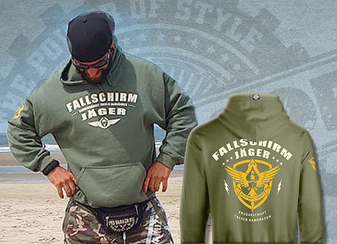 Fallschirmjg.-Hoody, armygreen