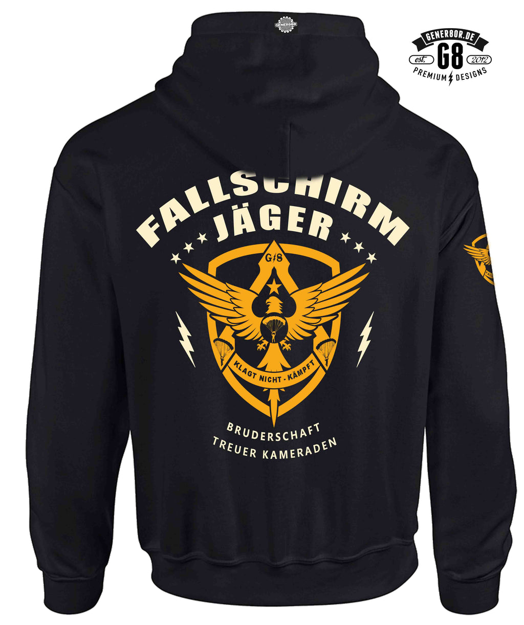 Fallschirmjg.-Hoody, schwarz