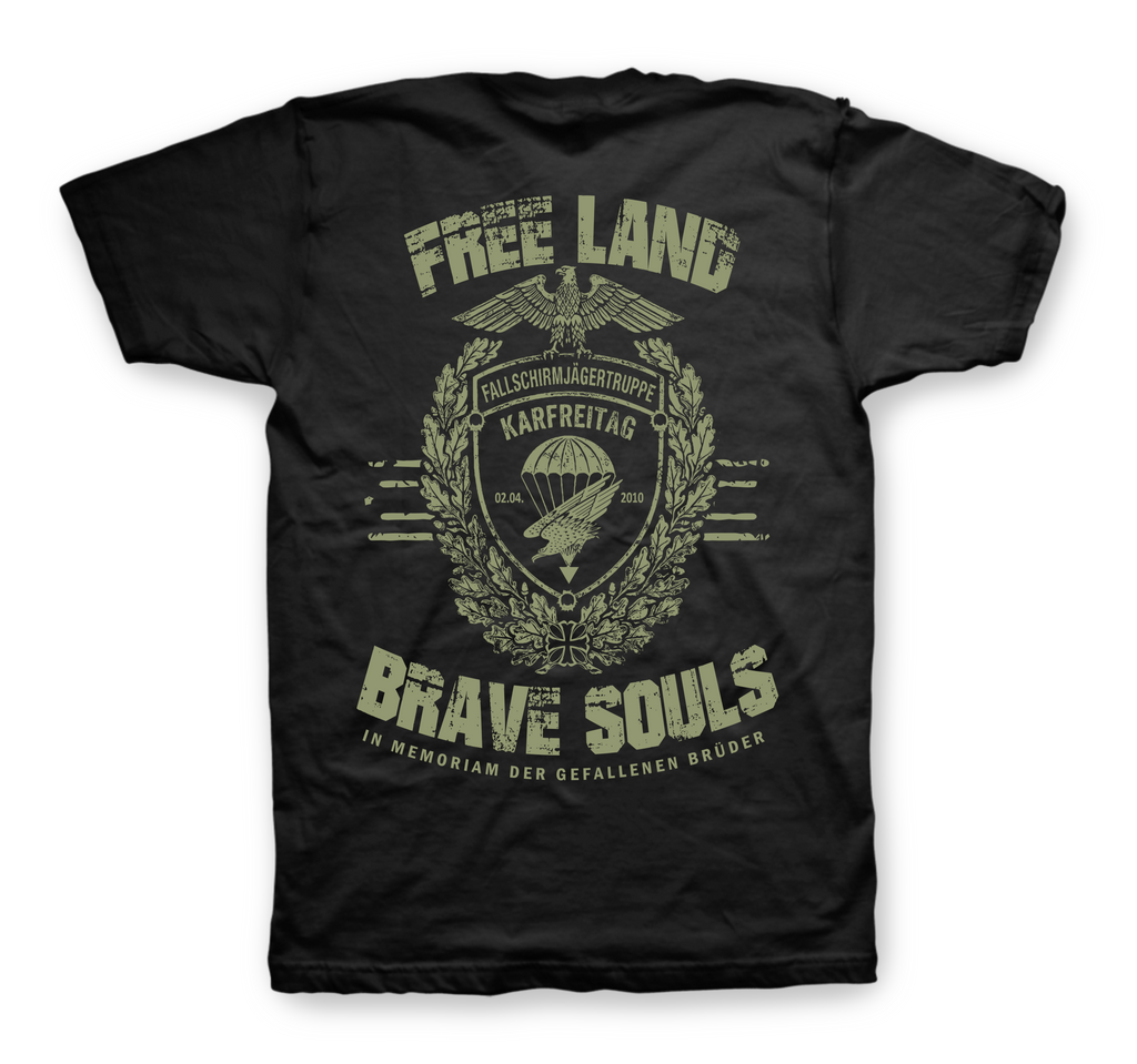 KARFREITAGSGEFECHT / FREE LAND - BRAVE SOULS T-Shirt