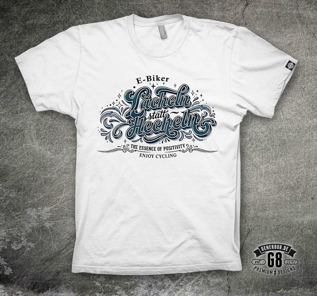 LÄCHELN statt HECHELN: E-Biker Shirt