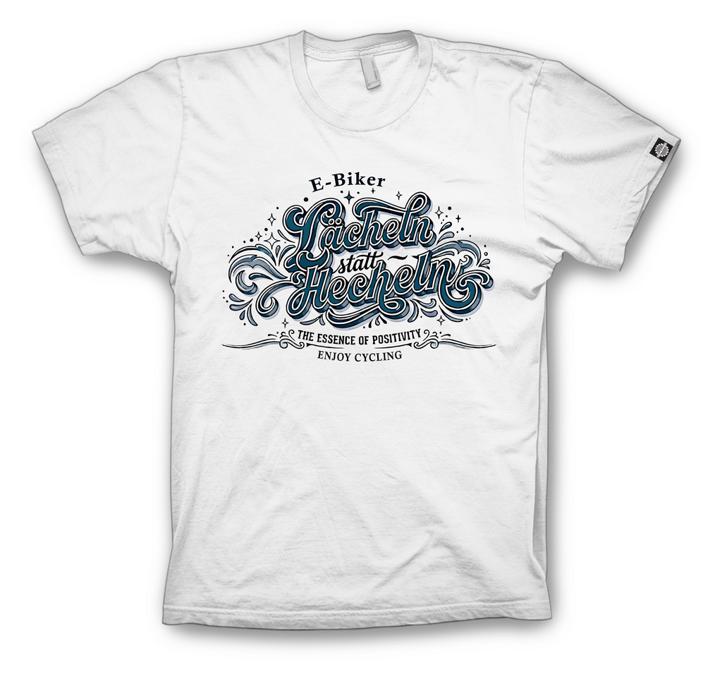 LÄCHELN statt HECHELN: E-Biker Shirt
