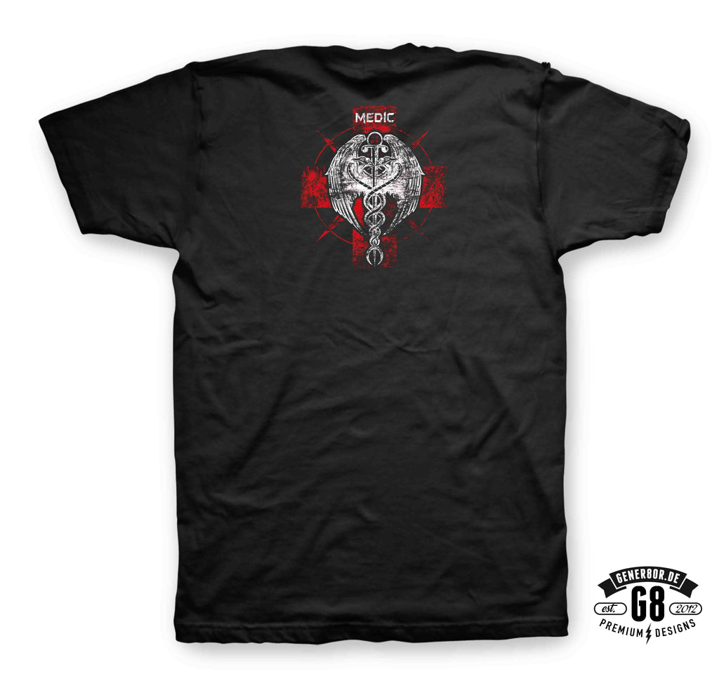 "MEDIC" T-Shirt, schwarz