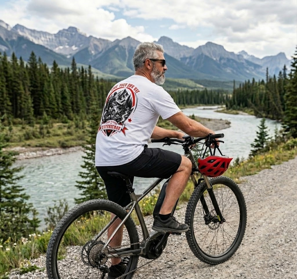RIDE YOUR OWN WAY – E-Bike Lifestyle Shirt