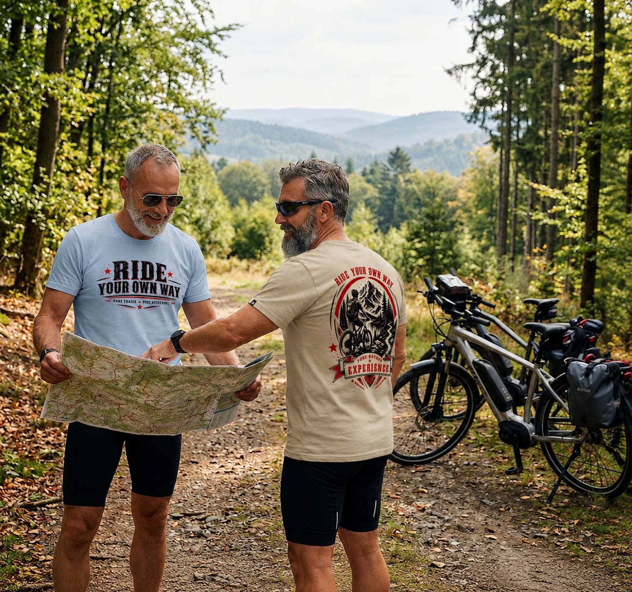 RIDE YOUR OWN WAY – E-Bike Lifestyle Shirt