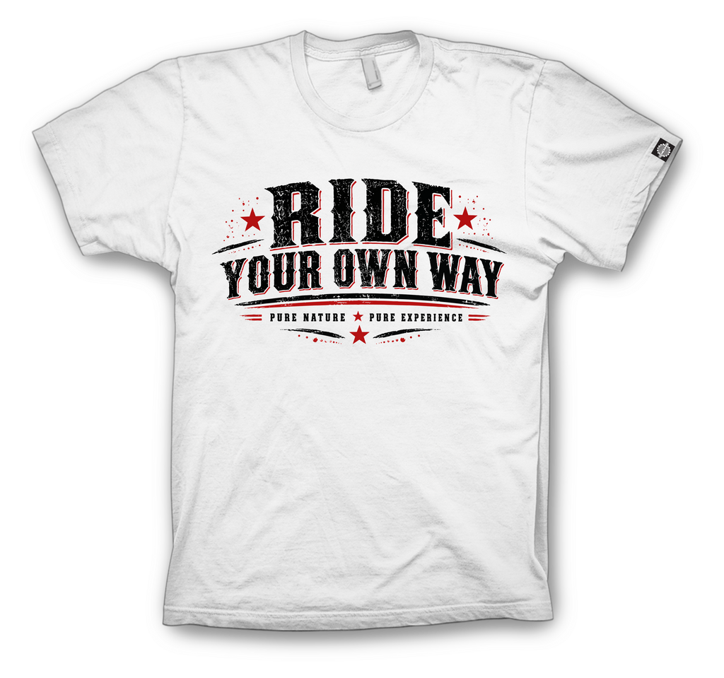 RIDE YOUR OWN WAY – E-Bike Lifestyle Shirt