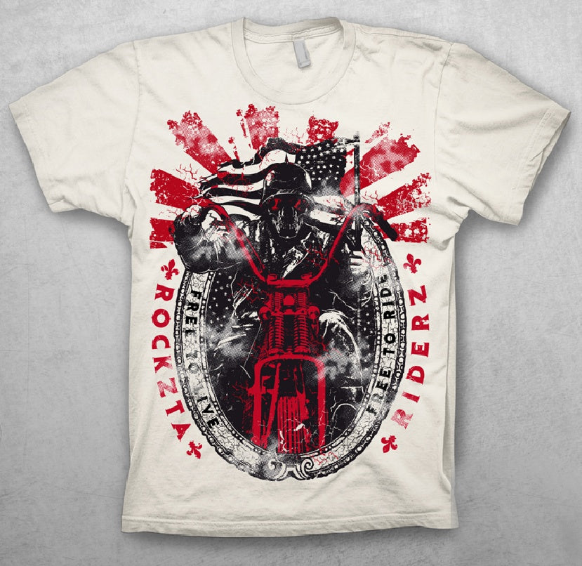 Raise Your Flag Biker-Shirt