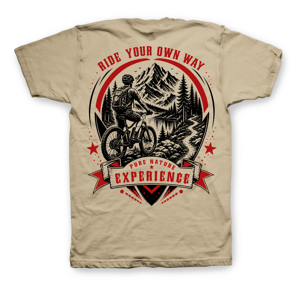 RIDE YOUR OWN WAY – E-Bike Lifestyle Shirt
