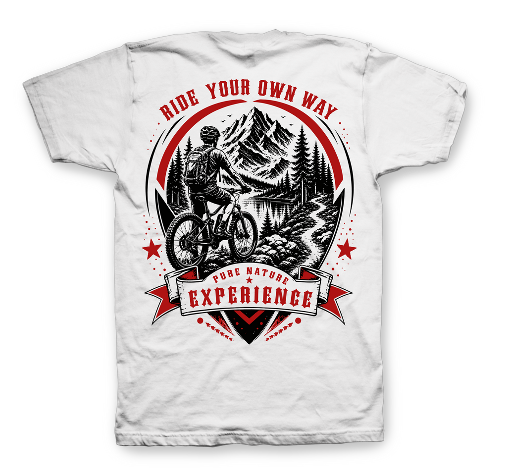 RIDE YOUR OWN WAY – E-Bike Lifestyle Shirt