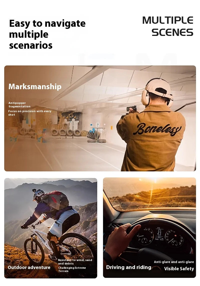 New Professional Tactical Shooting Spezial- u. Sonnen-Brille