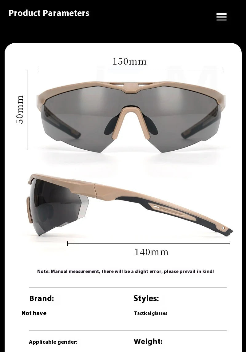 New Professional Tactical Shooting Spezial- u. Sonnen-Brille