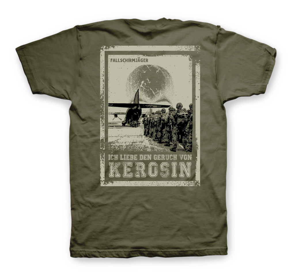 "Kerosin" T-Shirt, army-green