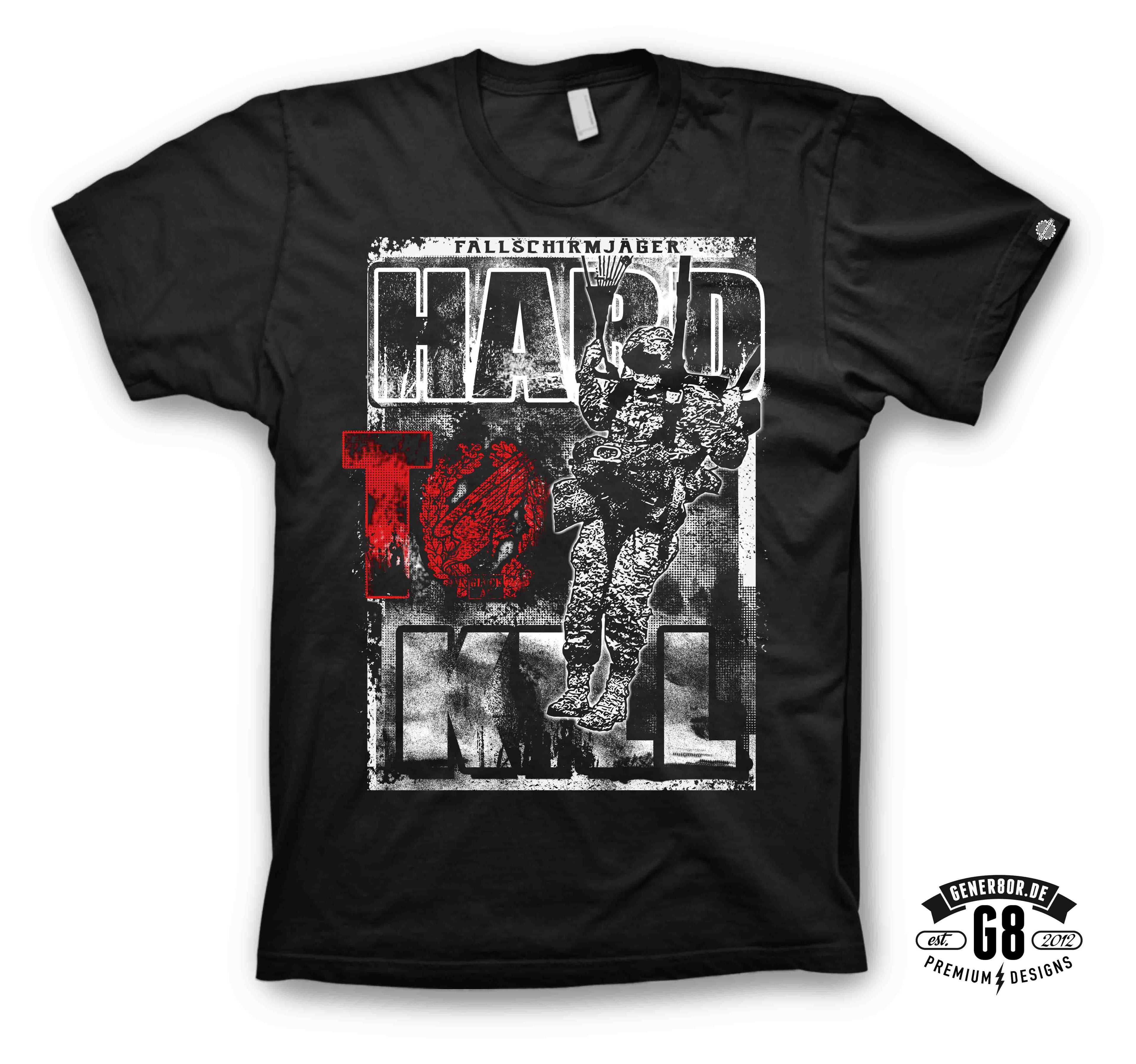 "HARD TO KILL" T-Shirt, schwarz