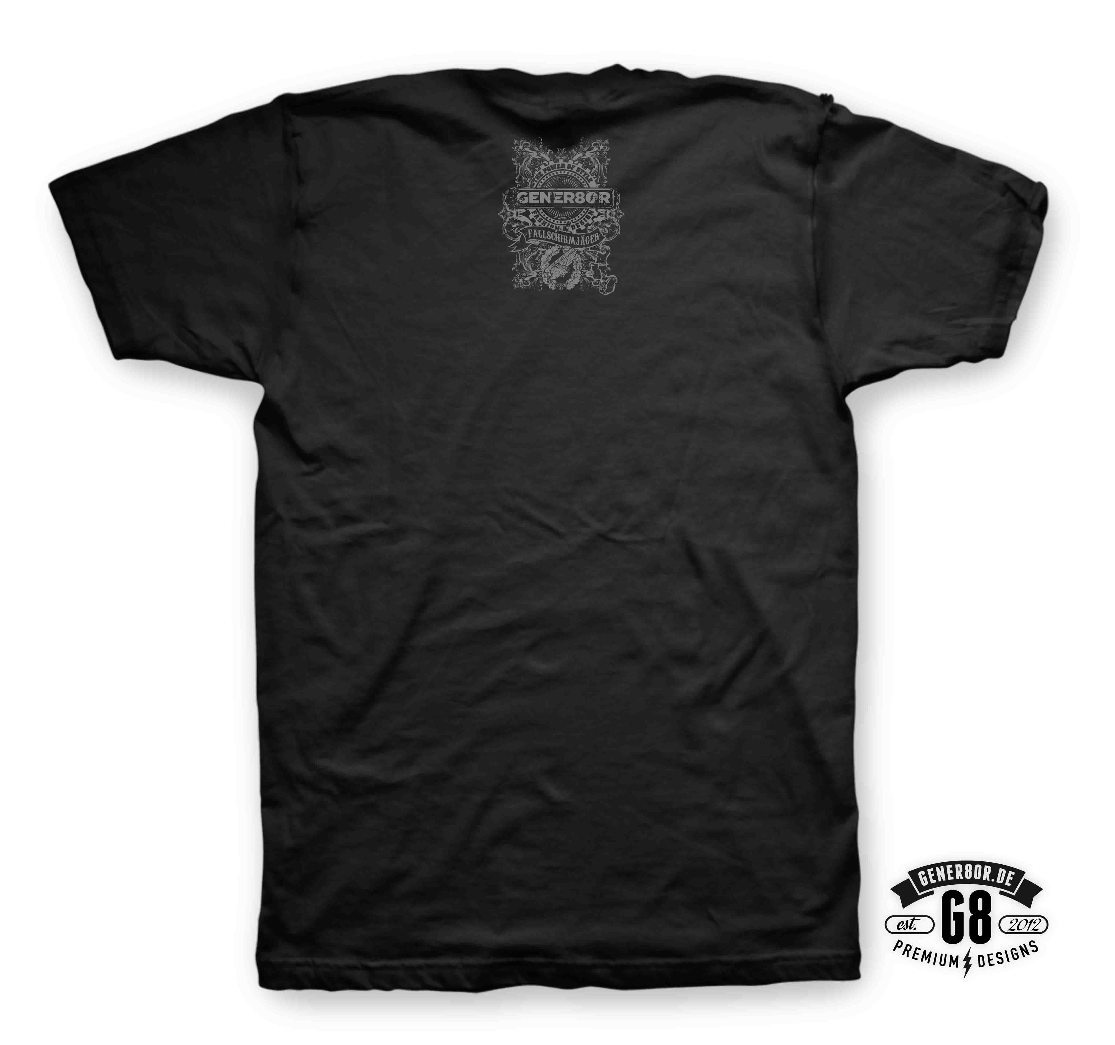 "THE GODFATHER OF SKYDIVING"  T-Shirt, schwarz