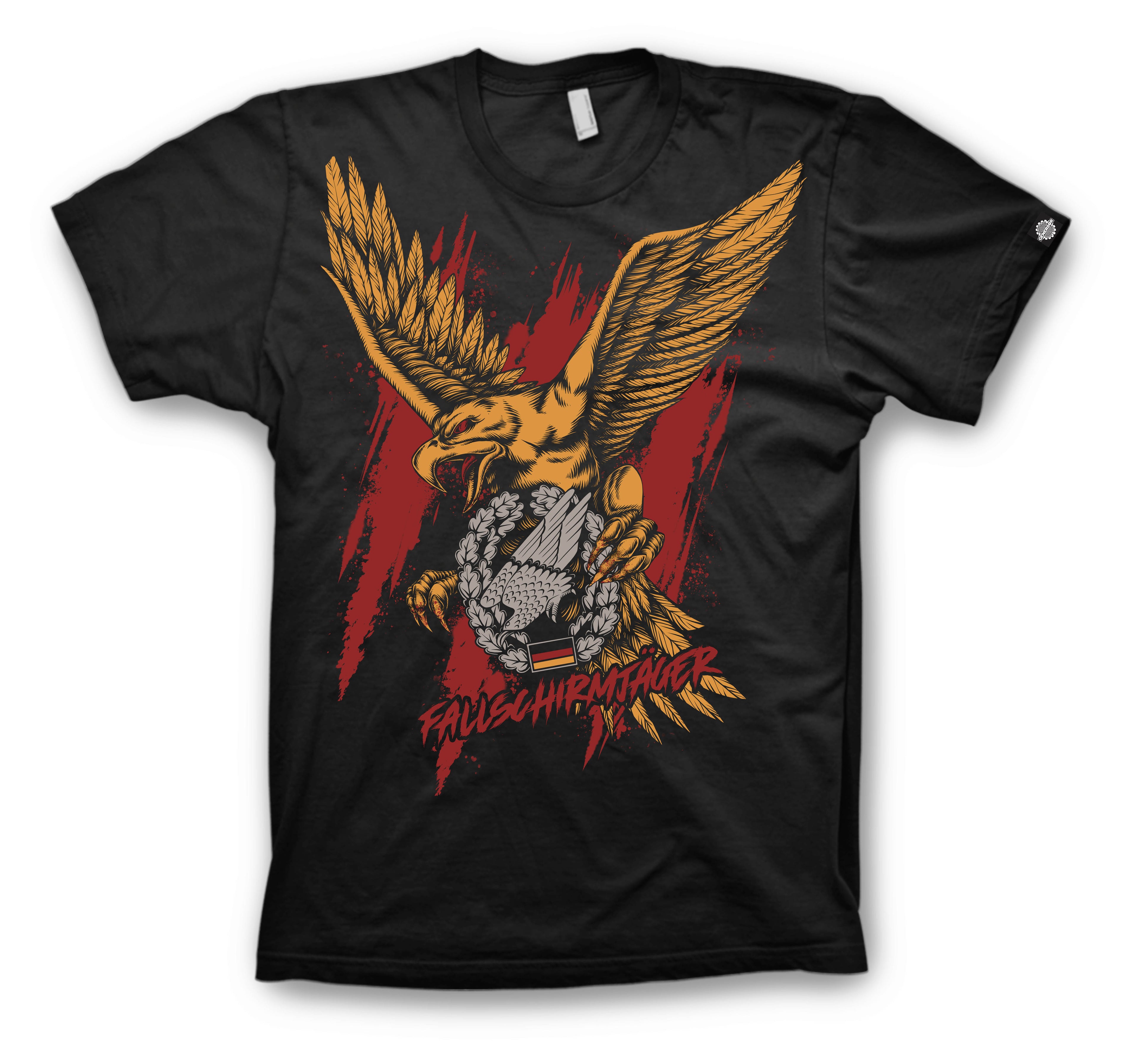 ADLER ATTACK T-Shirt schwarz