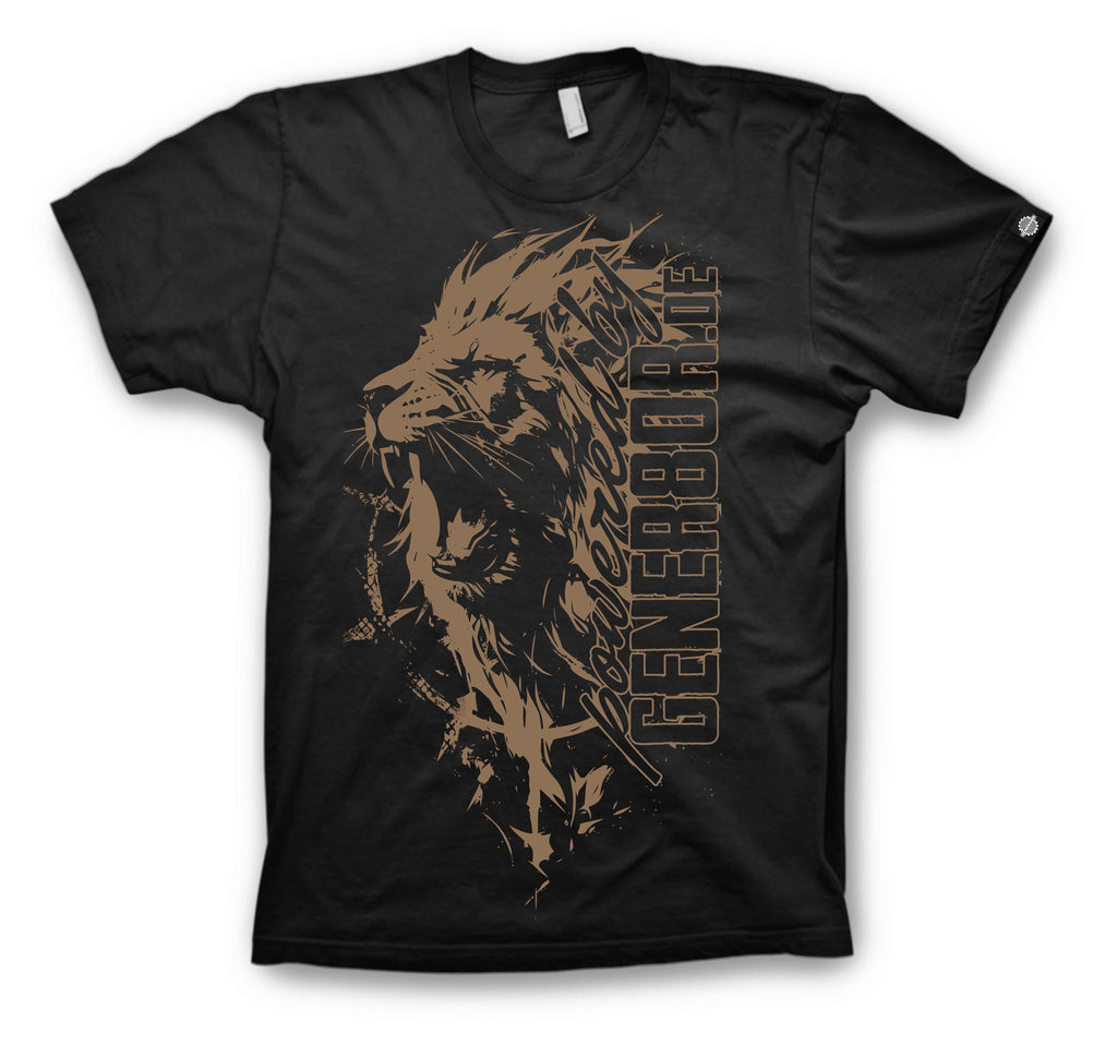 G8-LION T-Shirt, schwarz