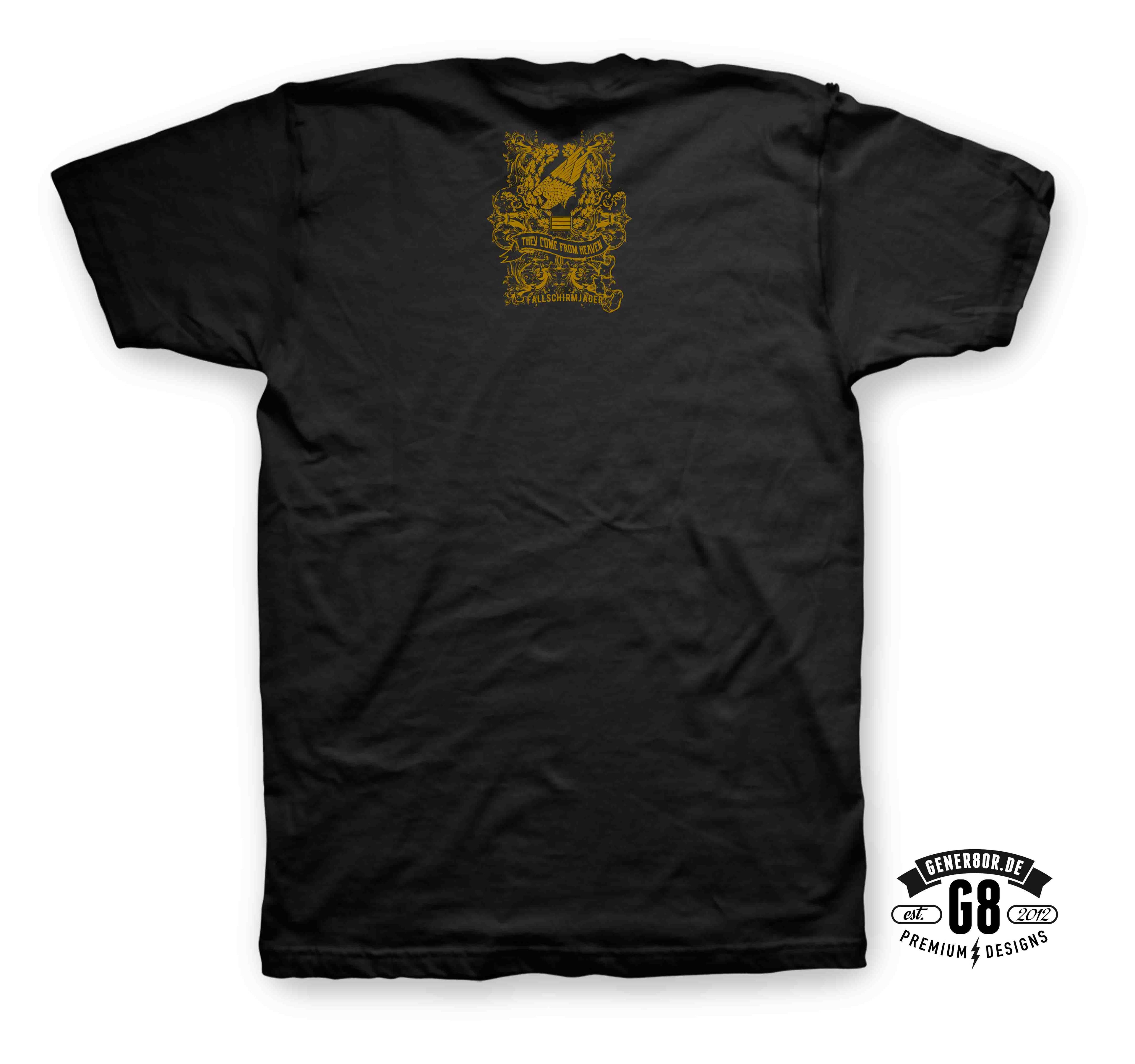 ADLER SCRATCH - schwarzes T-Shirt