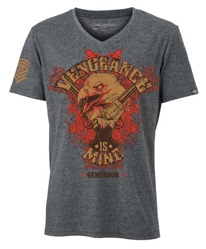 "Vengeance Is Mine" Shirt V-Ausschnitt